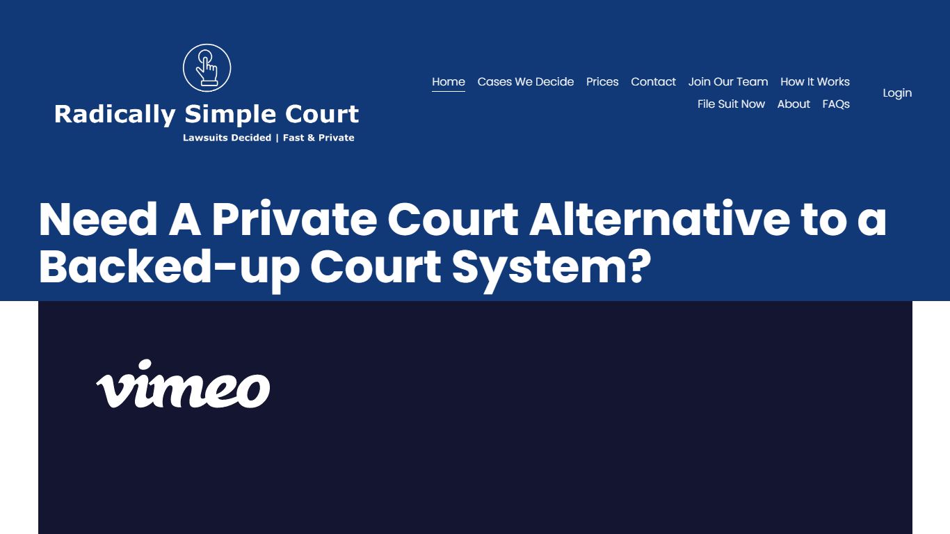 Radically Simple Court